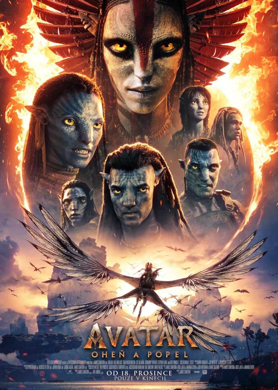 Kino: AVATAR – OHEŇ A POPEL
